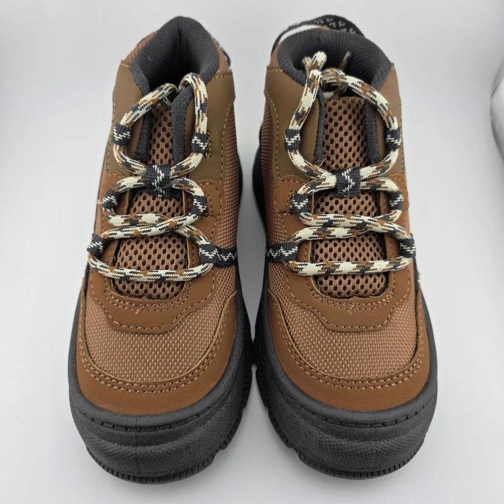 OshKosh B'gosh Vuelta Hiking Boots Toddler Size 12 Brown EXCELLENT Outdoor Camp